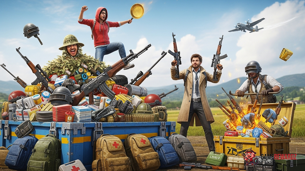 PUBG Mobile: Crazy Airdrop Hack - All the Loot!